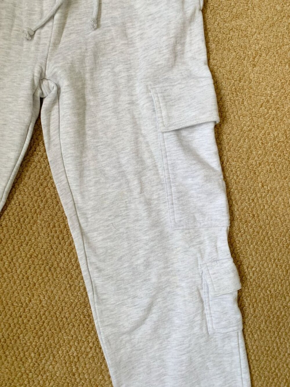 GARAGE UltraFleece Cargo Sweatpants Heather Grey Cargo Joggers S - Picture 6 of 8